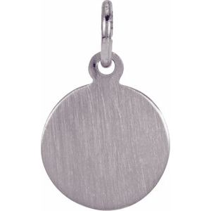 Extel Small Sterling Silver Womens Religious St. Christopher Medal