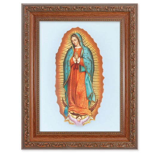 Our Lady of Guadalupe Picture Framed Wall Art Decor Medium