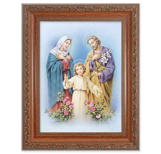 Holy Family Picture Framed Wall Art Decor Medium Frame