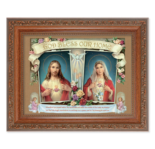 House Blessing Picture Framed Wall Art Decor Medium Frame