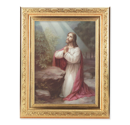 Christ on the Mount of Olives Picture Framed Wall Art Decor