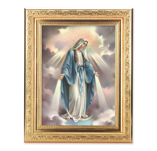 Our Lady of Grace Picture Framed Wall Art Decor Medium