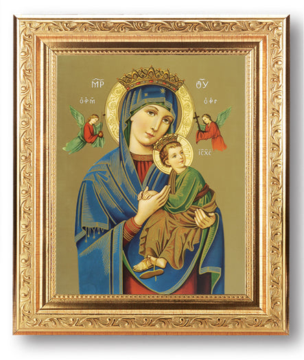 Our Lady of Perpetual Help Picture Framed Wall Art Decor