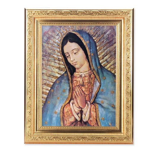 Our Lady of Guadalupe Picture Framed Wall Art Decor Medium
