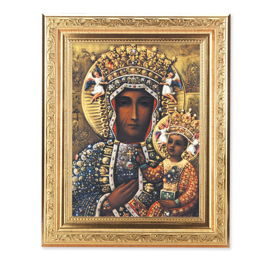 Our Lady of Czestochowa Picture Framed Wall Art Decor Medium