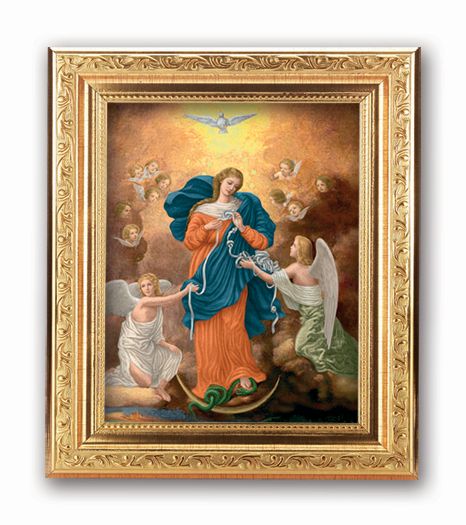 Our Lady Untier of Knots Picture Framed Wall Art Decor