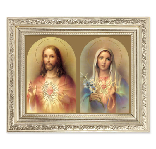 The Sacred Hearts Picture Framed Wall Art Decor Medium