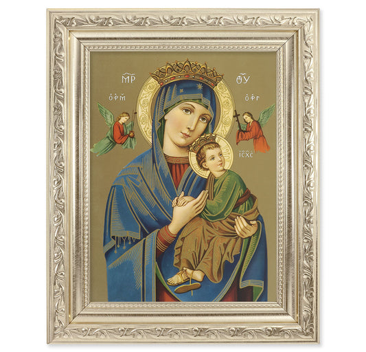 Our Lady of Perpetual Help Picture Framed Wall Art Decor