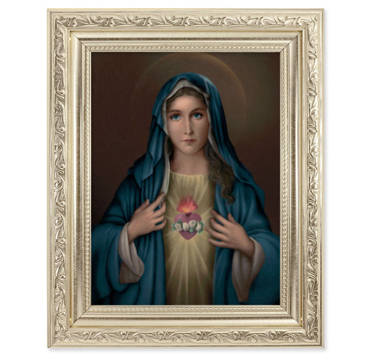 Immaculate Heart of Mary Framed Wall Art Decor Medium