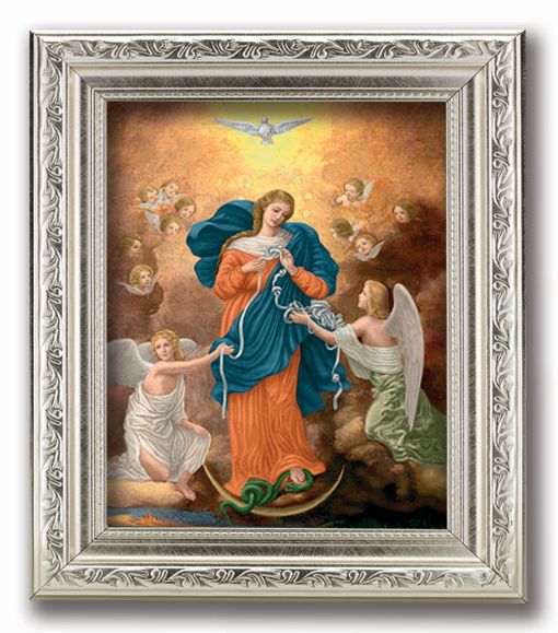 Our Lady Untier of Knots Picture Framed Wall Art Decor Medium
