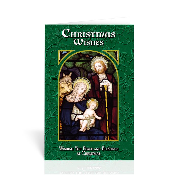 Catholic Holy Family Christmas Wishes Boxed Cards Pack of 10