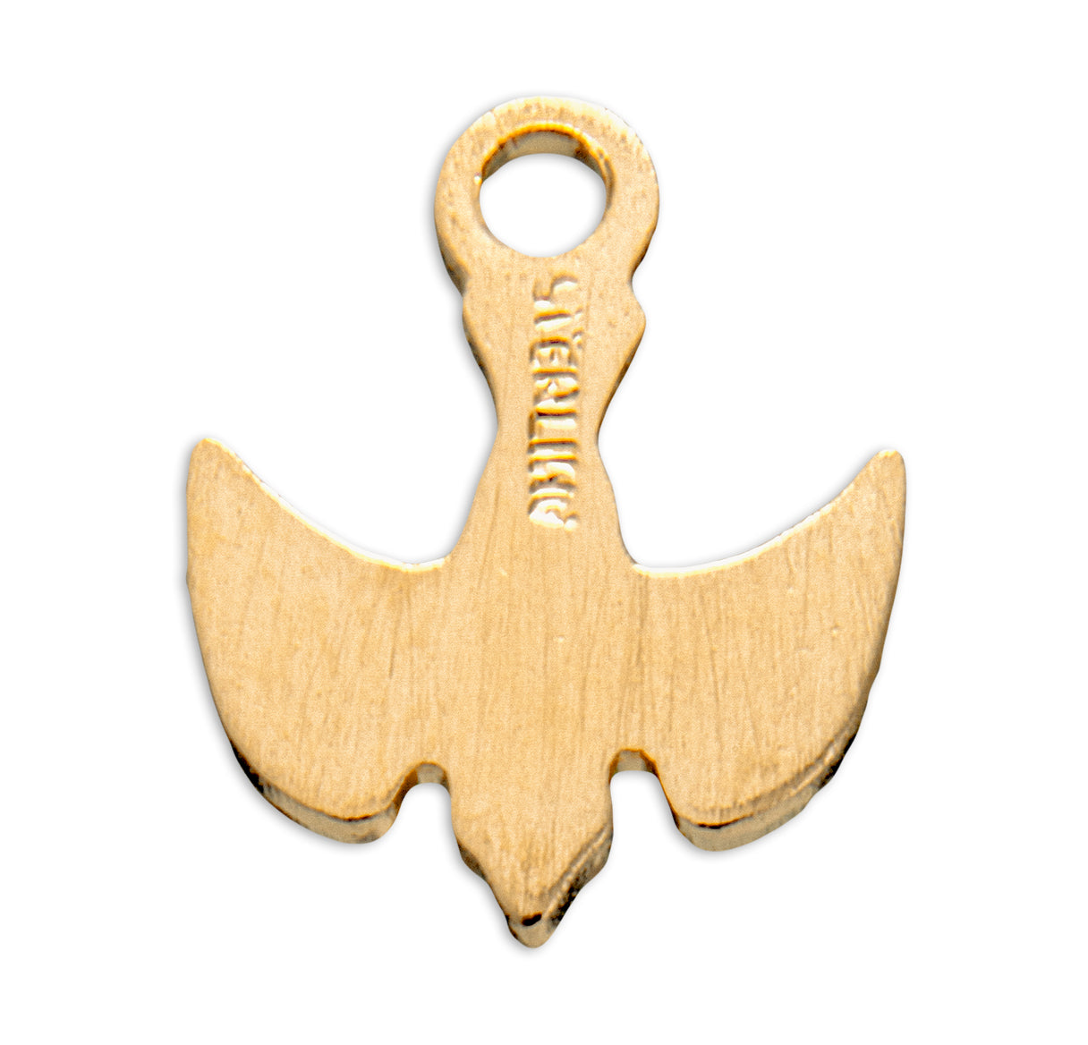 Holy Spirit Gold Over Sterling Silver Medal Pendant Necklace
