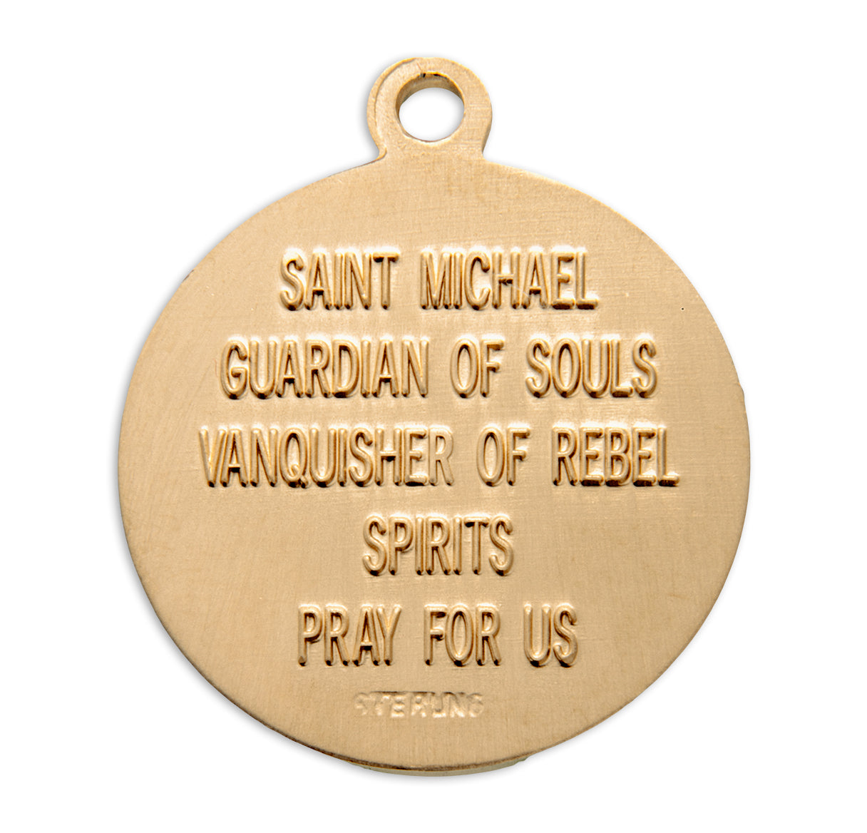 St. Michael Medal Back