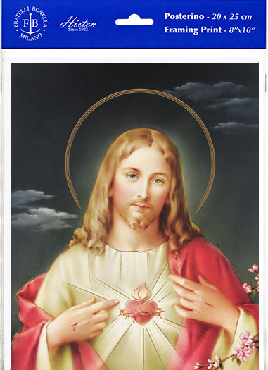 Sacred Heart of Jesus Framing Print, Medium Print Only