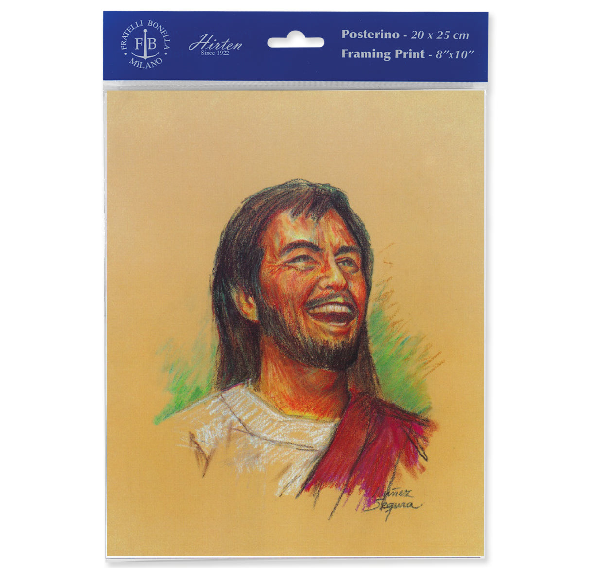 Laughing Jesus Framing Print Wall Art Decor Set of 3 Prints