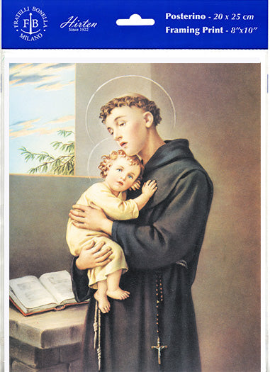 St. Anthony Framing Print Wall Art Decor, Medium Set of 3