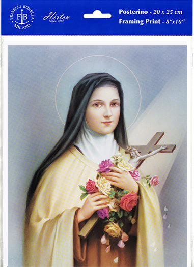 St. Therese Framing Print, Medium, Print Only 8x10