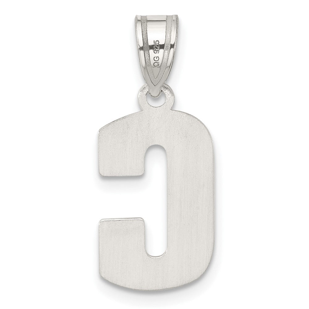 Extel Medium Sterling Silver Initial C Charm Made in USA