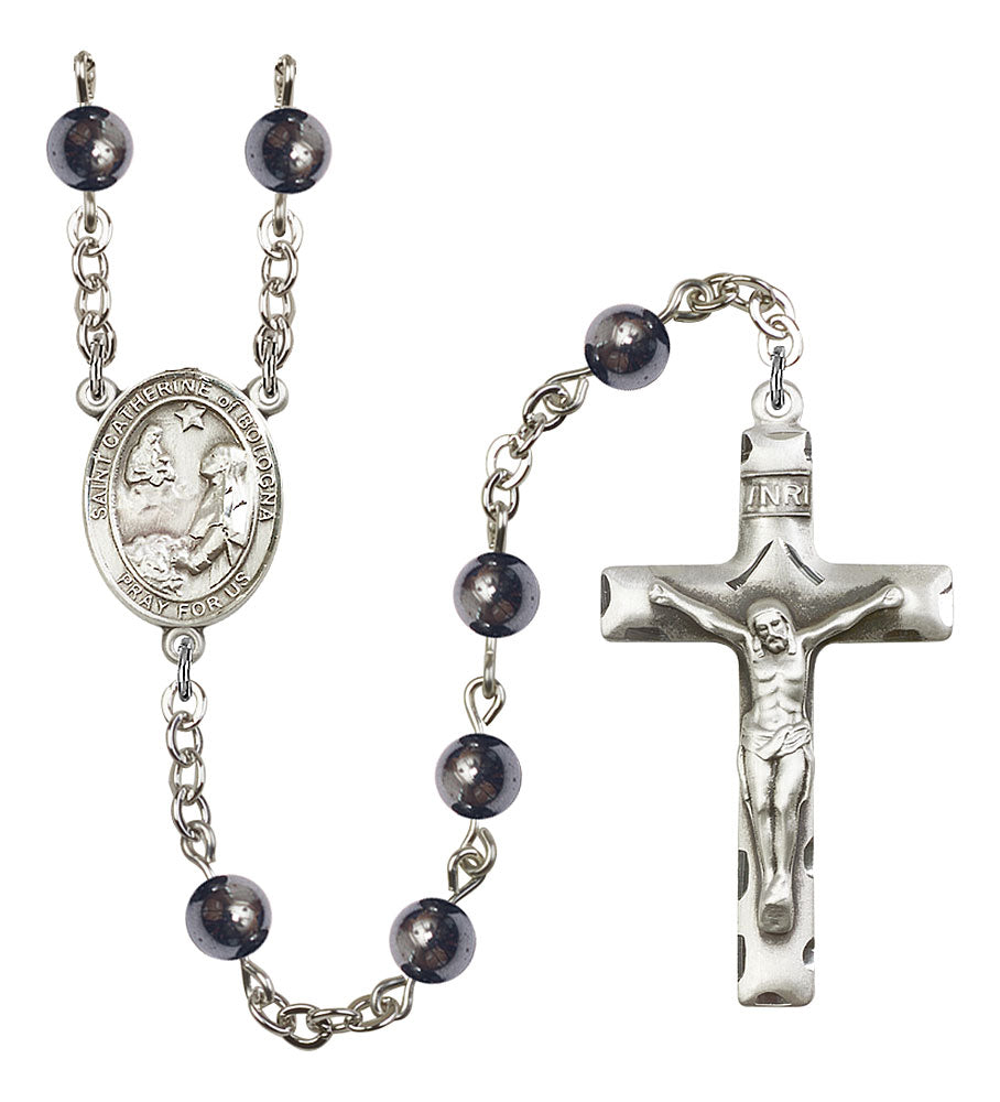 Extel Saint Catherine of Bologna Catholic Rosary Beads for Men