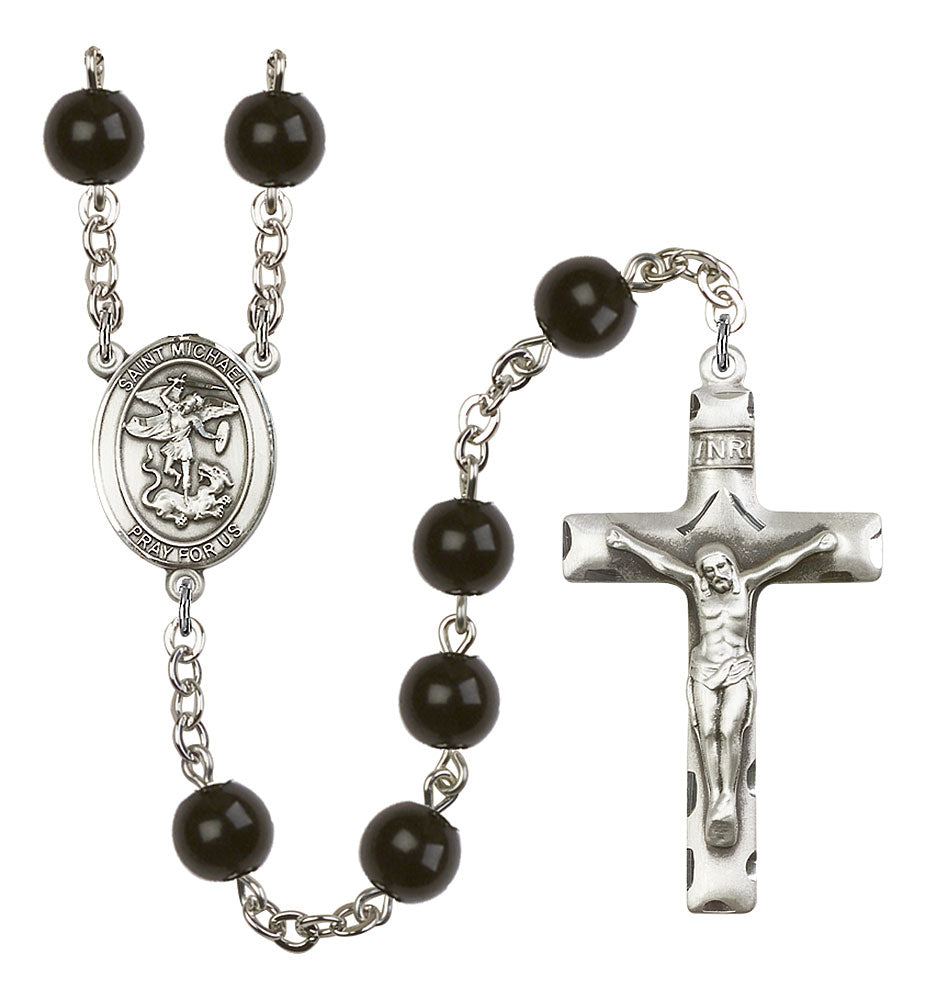 Extel Saint Michael Catholic Rosary Beads for Men USA