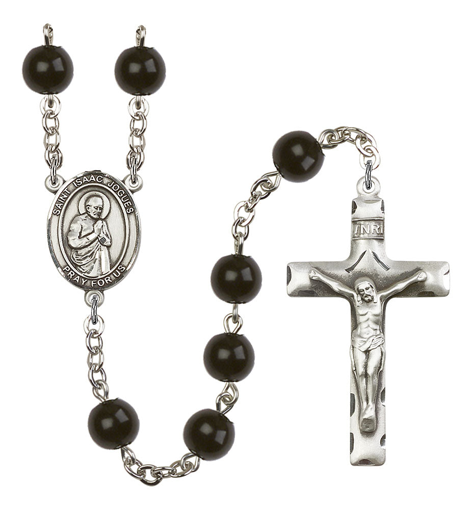 Extel Saint Isaac Jogues Catholic Rosary Beads for Men