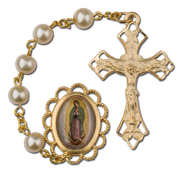 Women's Our Lady of Guadalupe Medium Rosary Beads
