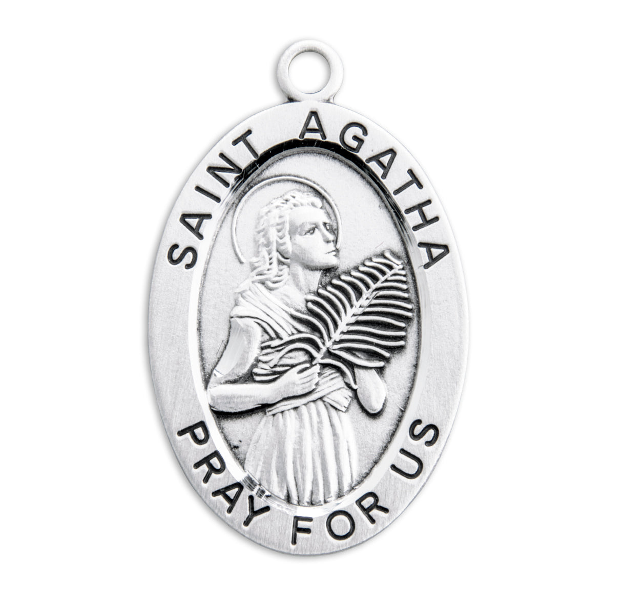 St. Agatha Medal Front