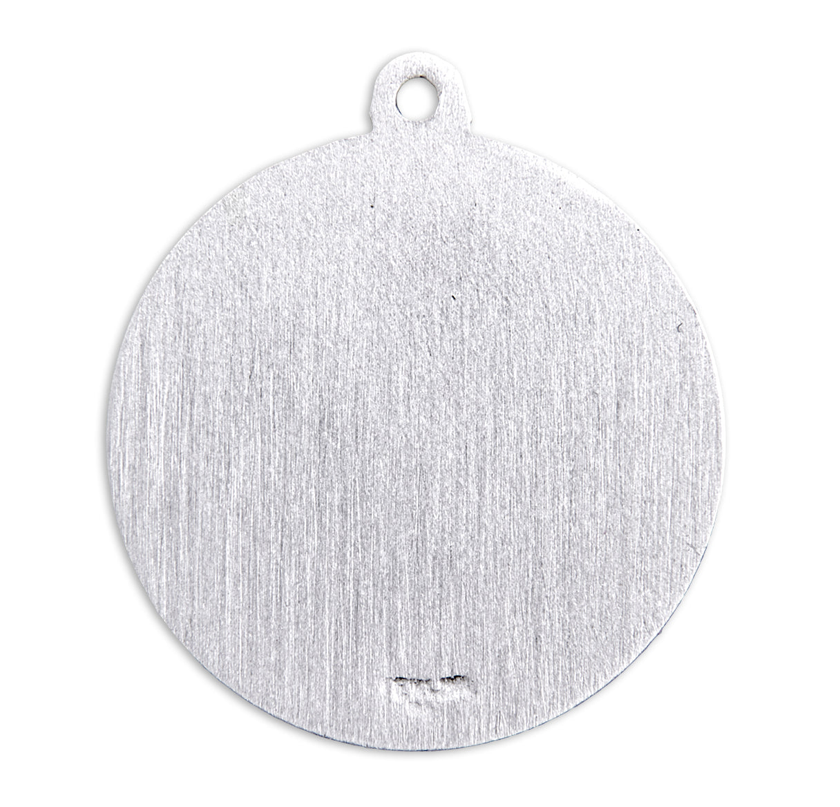 Our Lady of Fatima Round Sterling Silver Medal Necklace