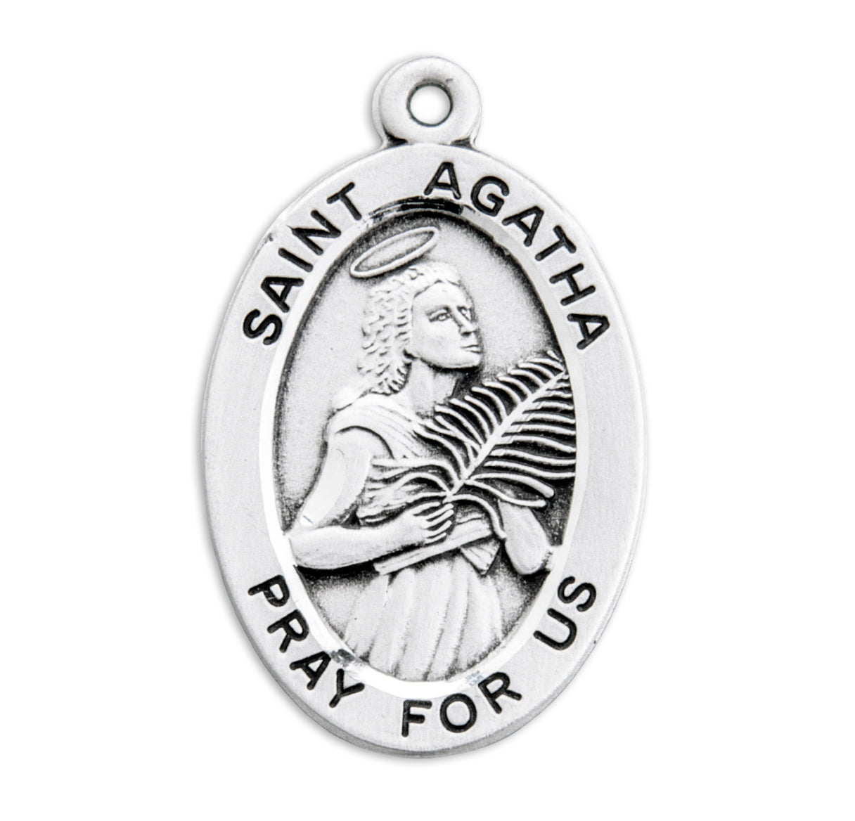 St. Agatha Medal Front