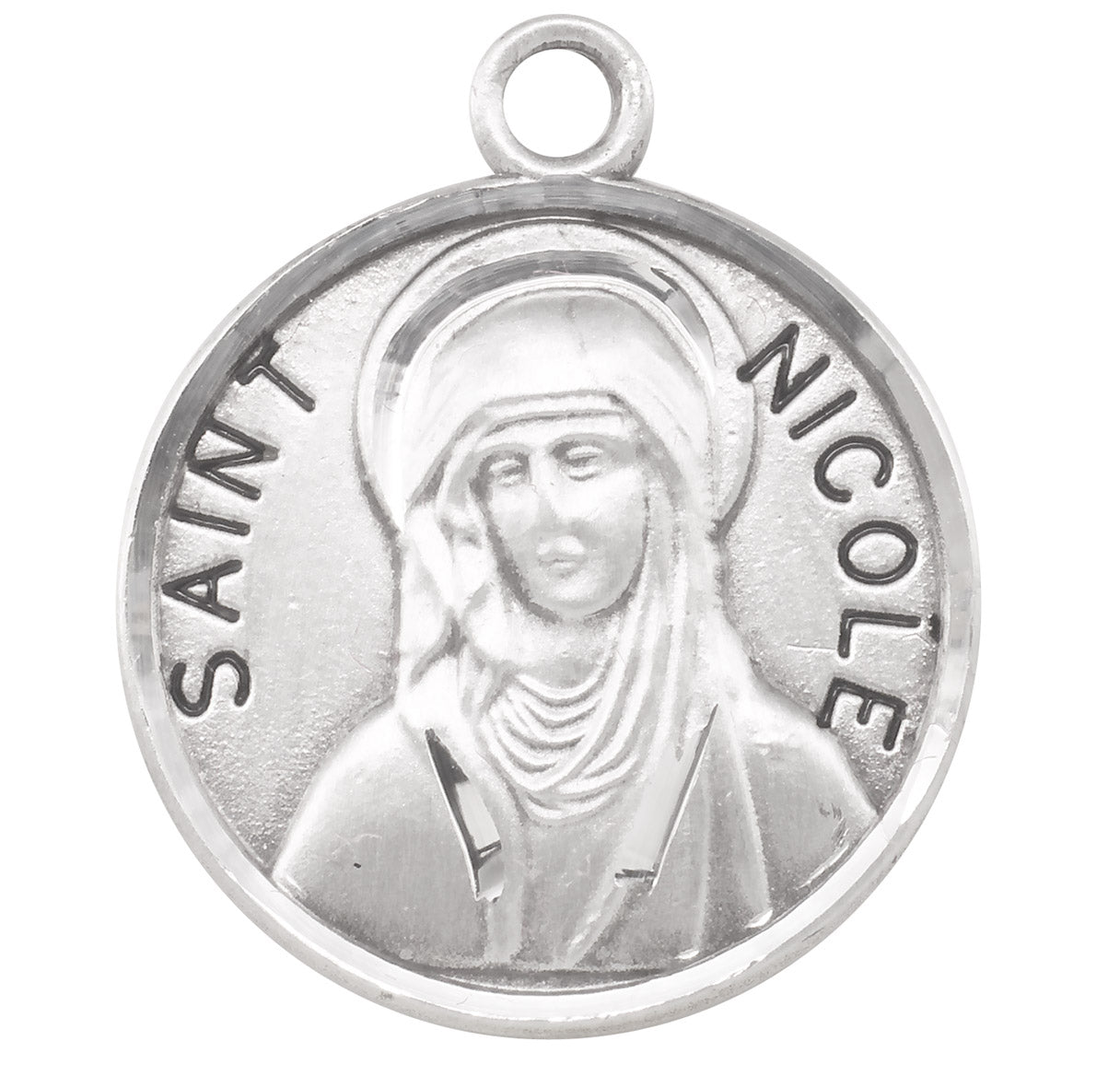 St. Nicole Medal Front