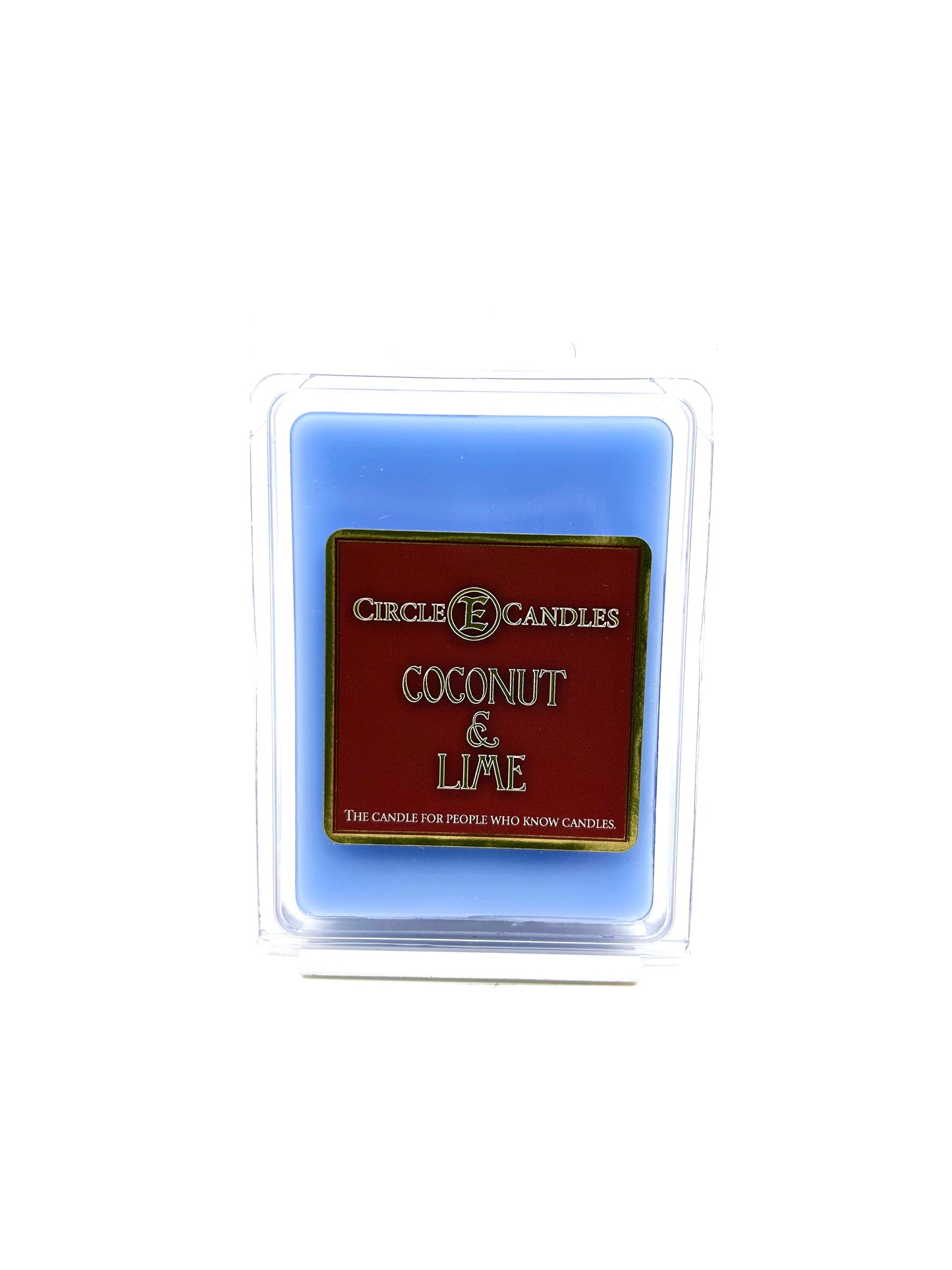 Circle E Candles Wax Melt Tart, Coconut Lime Scent, Pack of 6 Tarts, Extra Small Size 3oz