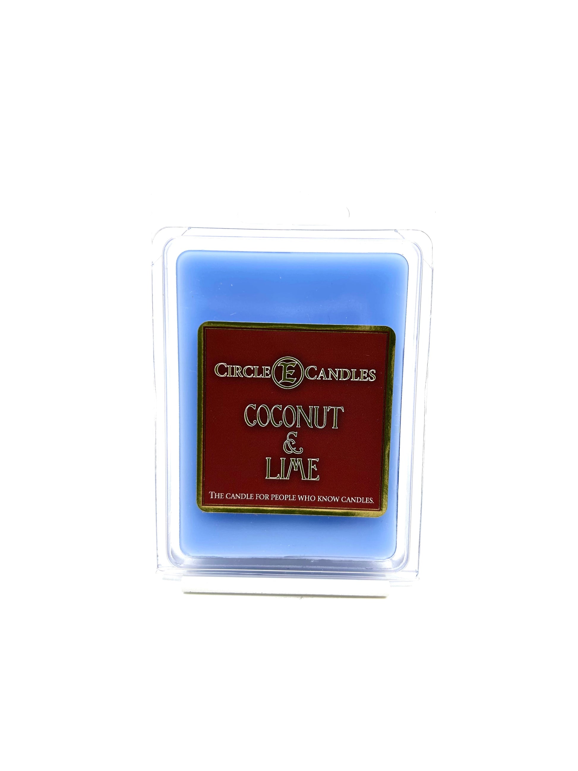 Circle E Candles Wax Melt Tart, Coconut Lime Scent, Pack of 6 Tarts, Extra Small Size 3oz