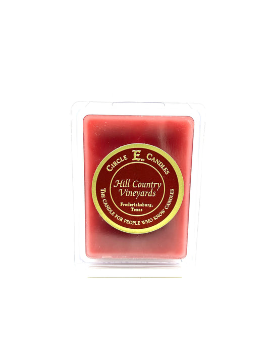 Circle E Candles Wax Melt Tart, Hill Country Vineyards Scent, Pack of 6 Tarts, Extra Small Size 3oz