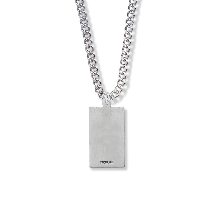 Extel Large Sterling Silver St. Christopher Medal Pendant