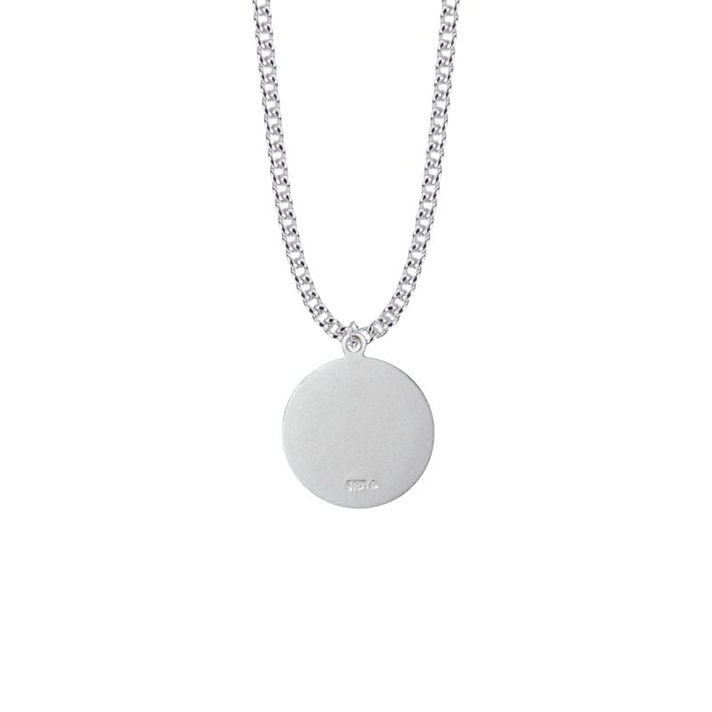 Extel Large Two-Tone Sterling Silver St. Joseph Medal Pendant