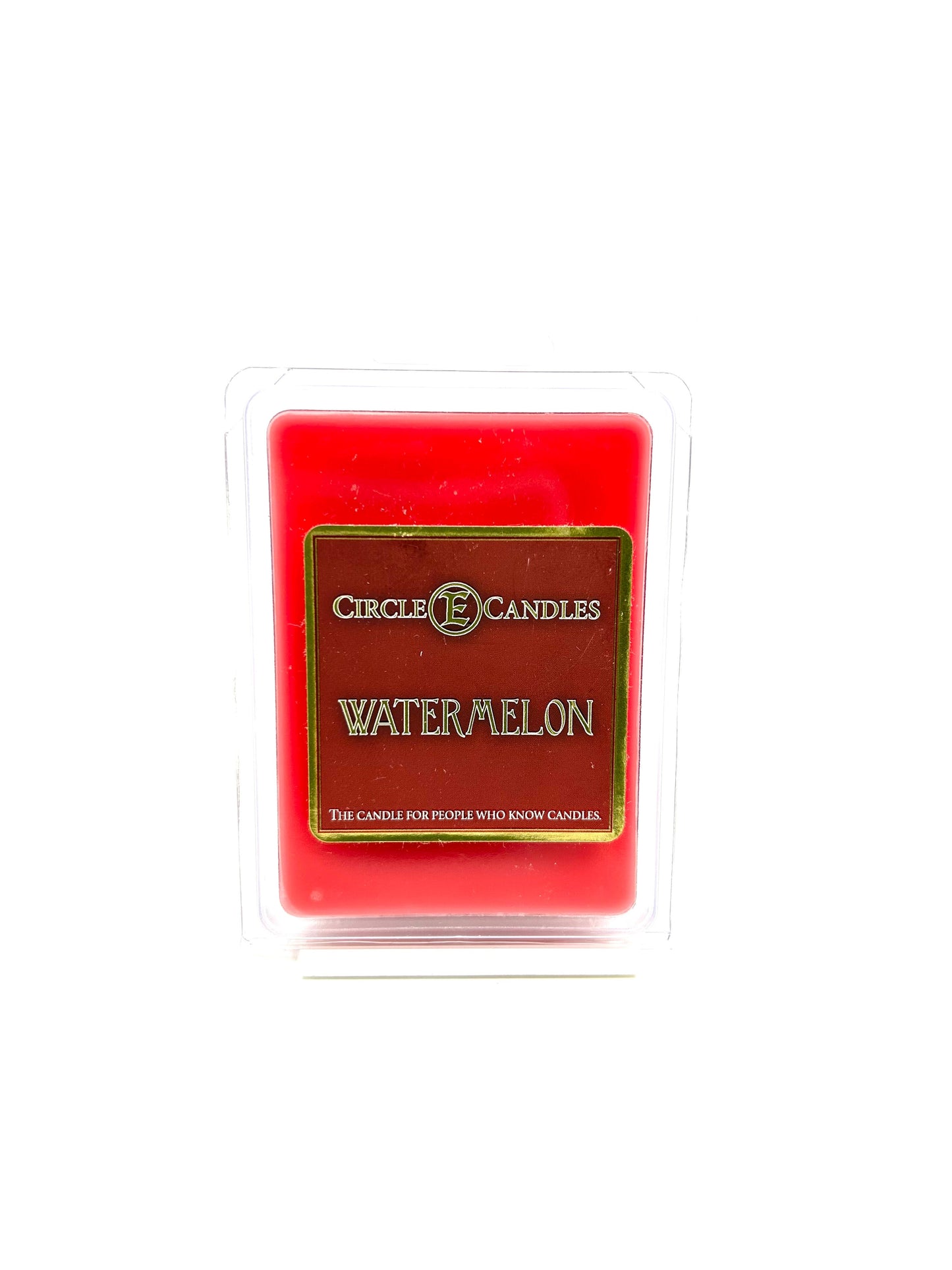 Circle E Candles Wax Melt Tart, Watermelon Scent, Pack of 6 Tarts, Extra Small Size 3oz