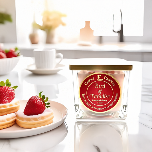Circle E Candles – handcrafted, long-lasting scented candles with rich fragrances. Ideal for creating a warm and inviting atmosphere.