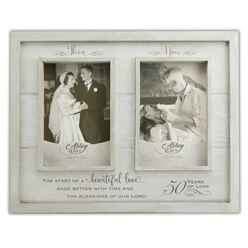 THEN & NOW 50TH ANNIV FRAME EASEL & HANGER BOXED