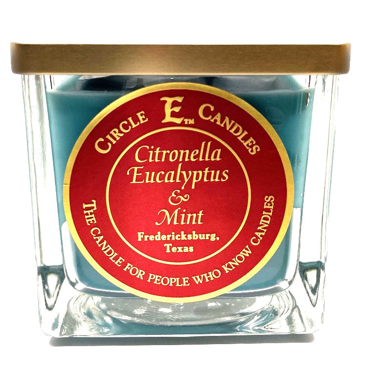 Circle E Candles Citronella Eucalyptus Mint Scent 43oz
