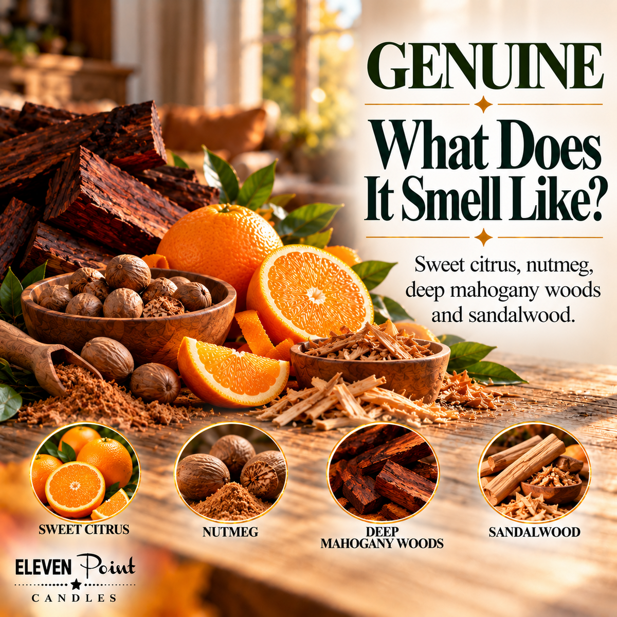 Eleven Point Genuine fragrance notes