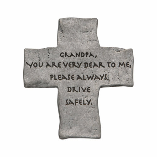 Visor Clip-Drive Safely Grandpa Cross