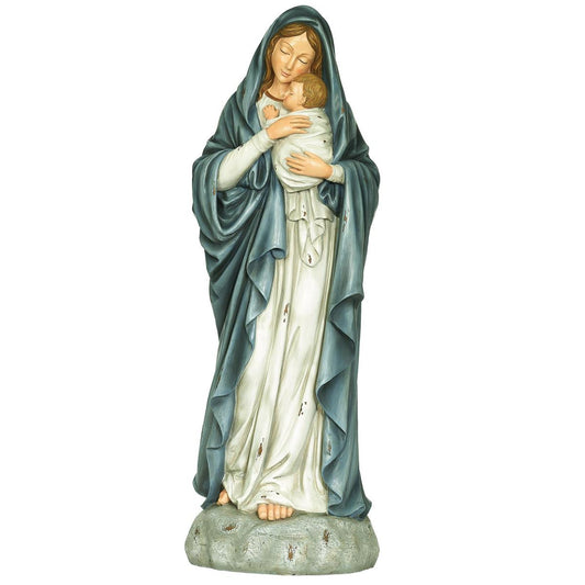 STATUE - 32.5" MADONNA & CHILD