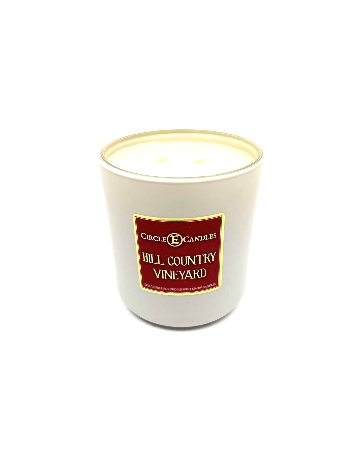 Circle E Candles, Hill Country Vineyards Scent, Medium Size Jar Candle, 14oz – Fresh Herbal Vineyard Home Fragrance, Crisp Natural Scented Candle, Made in USA