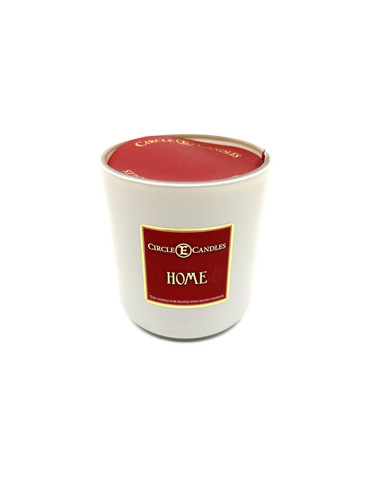 Circle E Candles, Home Scent, Medium Size Jar Candle, 7oz – Warm Cozy Inviting Home Fragrance, Soft Comforting Scented Candle, Made in USA