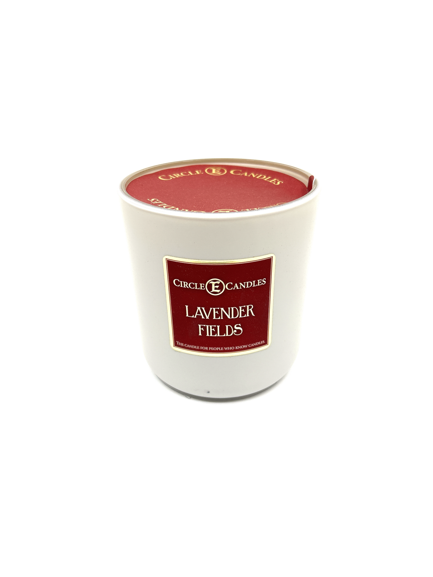 Circle E Candles, Lavender Fields Scent, Medium Size Jar Candle, 7oz – Soothing Aromatherapy Candle, Clean Floral Relaxing Home Fragrance, Made in USA