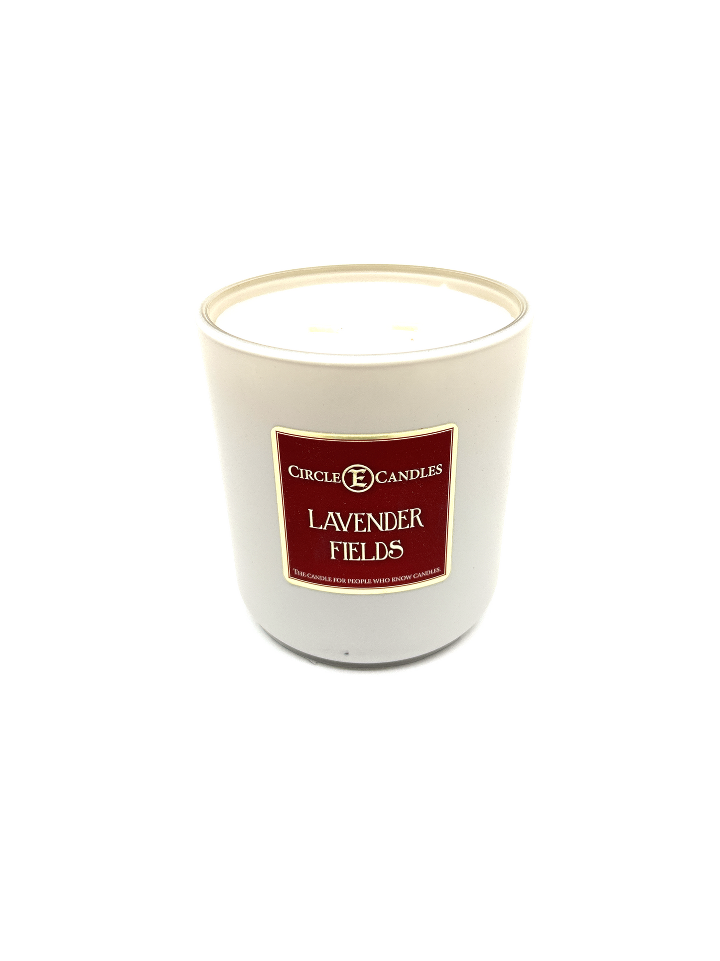 Circle E Candles, Lavender Fields Scent, Medium Size Jar Candle, 7oz – Soothing Aromatherapy Candle, Clean Floral Relaxing Home Fragrance, Made in USA