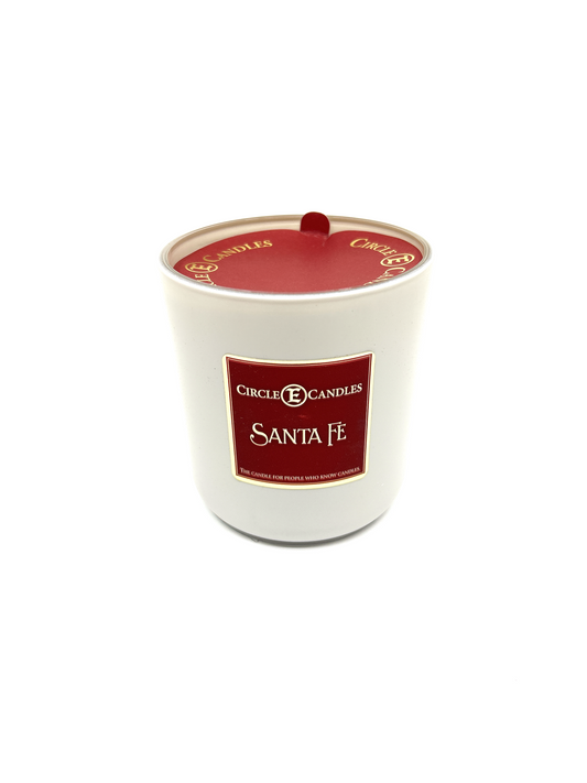 Circle E Candles, Santa Fe Scent, Medium Size Jar Candle, 7oz – Warm Earthy Rustic Home Fragrance, Bold Southwestern-Inspired Candle, Made in USA