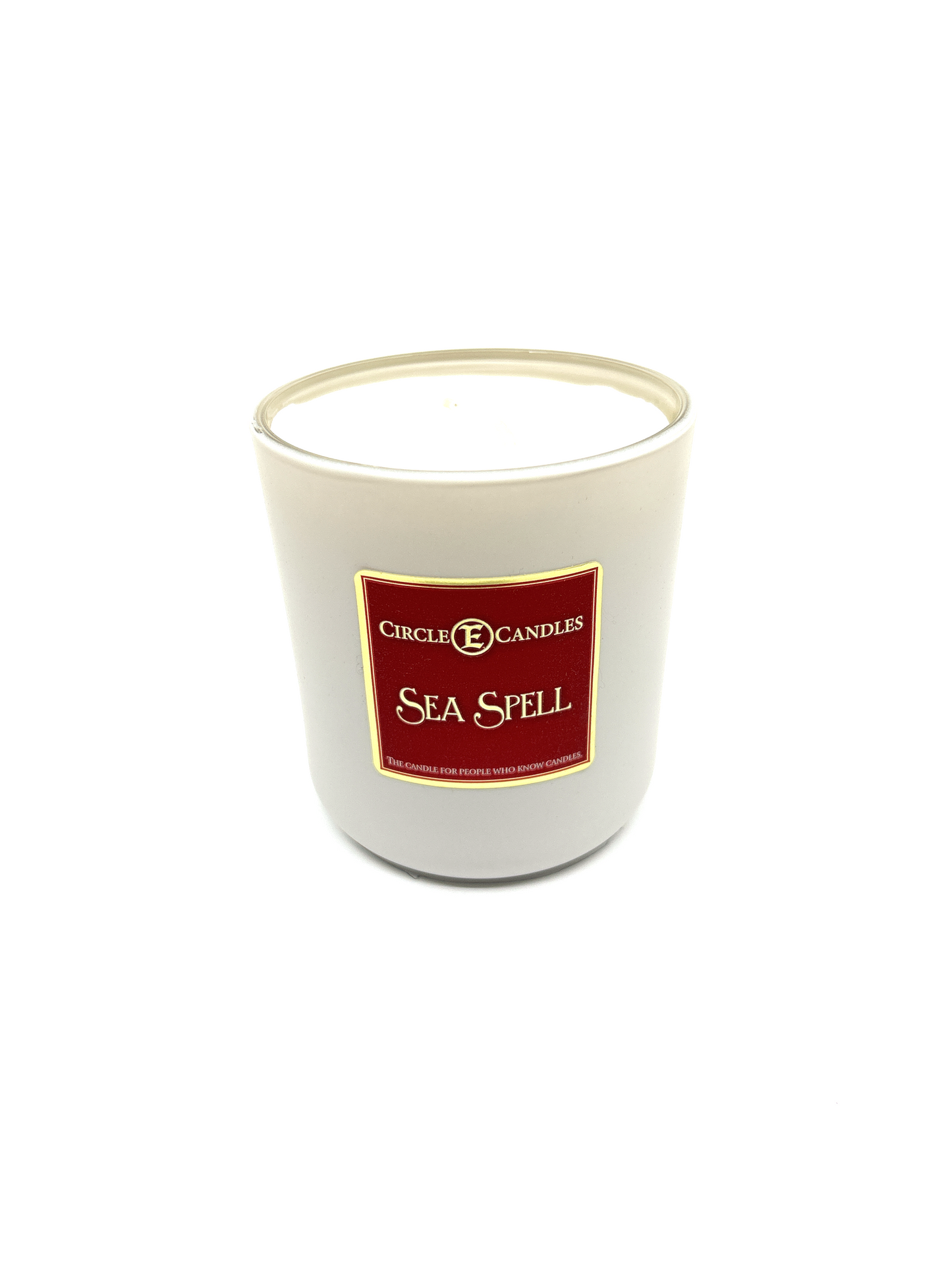 Circle E Candles, Sea Spell Scent, Medium Size Jar Candle, 7oz – Fresh Ocean Marine Home Fragrance, Clean Airy Beach-Inspired Candle, Made in USA