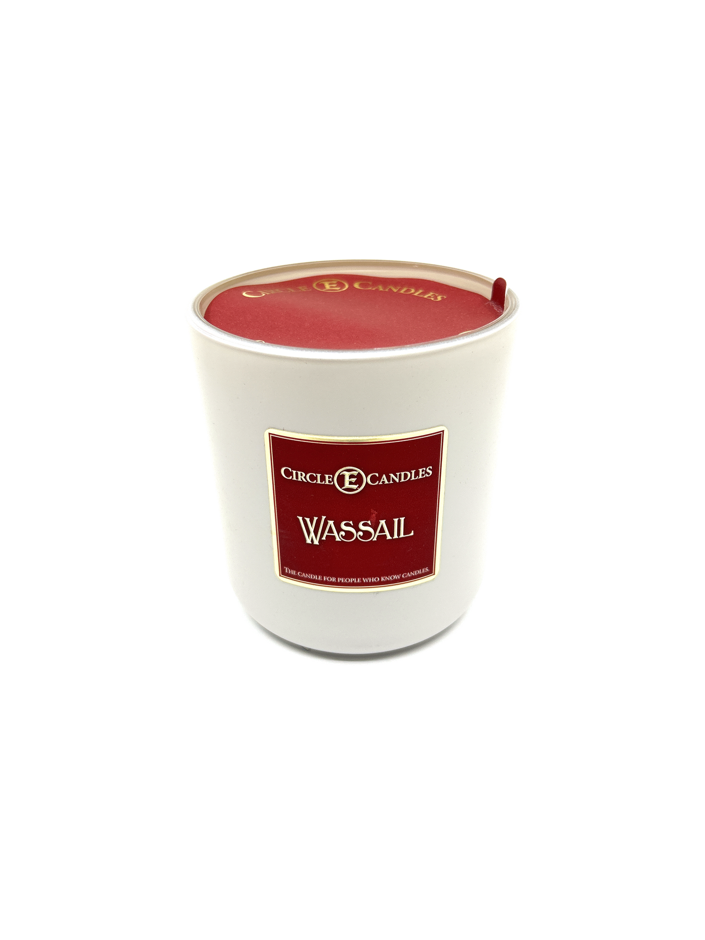 Circle E Candles, Wassail Scent, Medium Size Jar Candle, 7oz – Warm Spiced Citrus Home Fragrance, Festive Seasonal Scented Candle, Made in USA