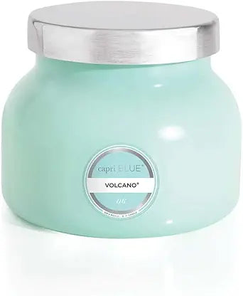 Volcano Aqua Petite Signature Candle, 8 Oz in Aqua Color